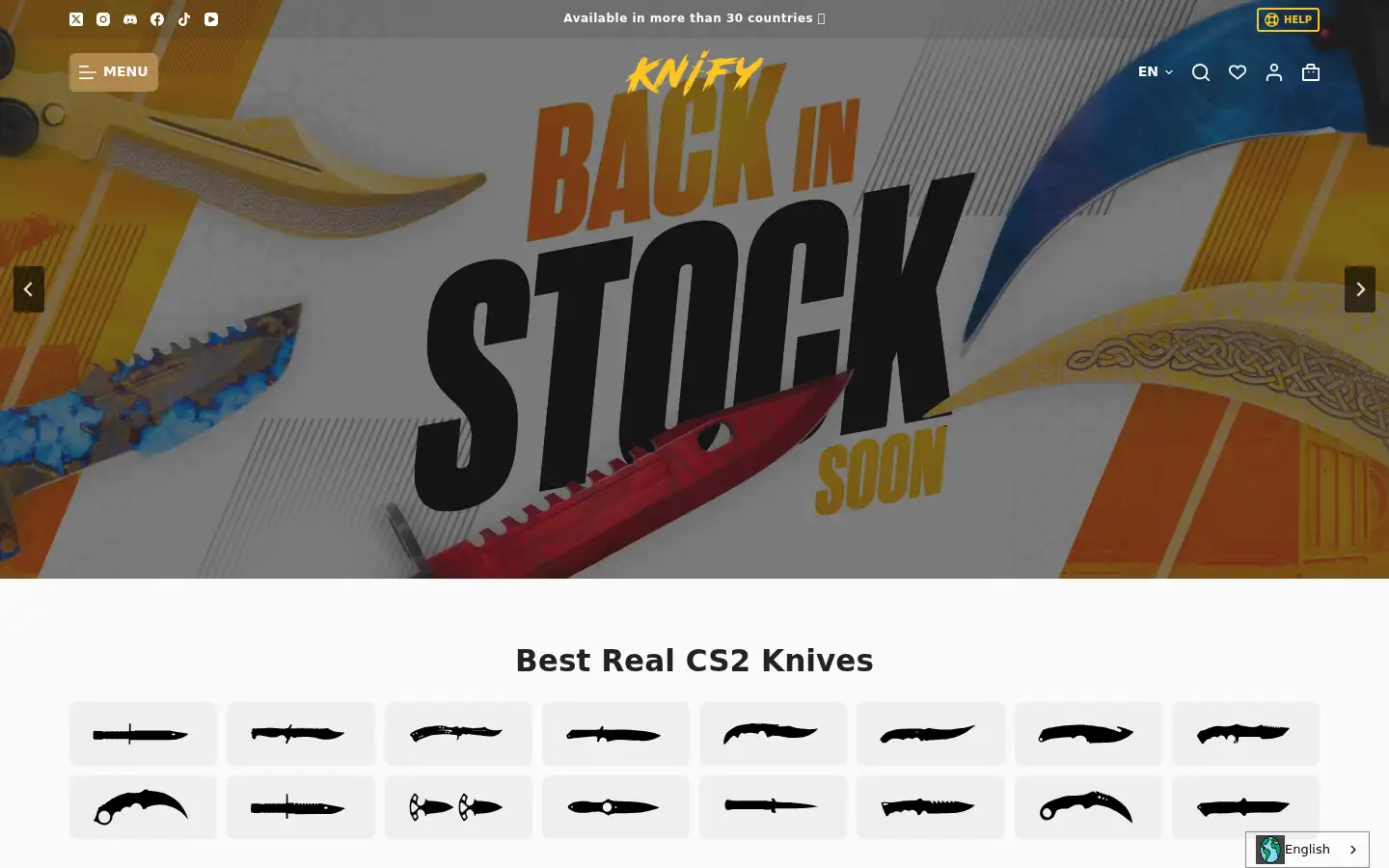 Screenshot of knify.gg