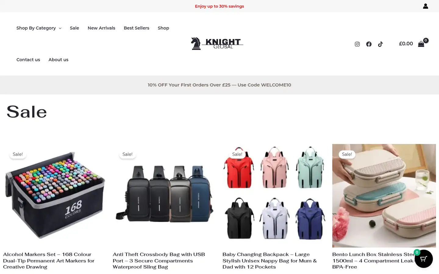 Screenshot of knightglobal.co.uk