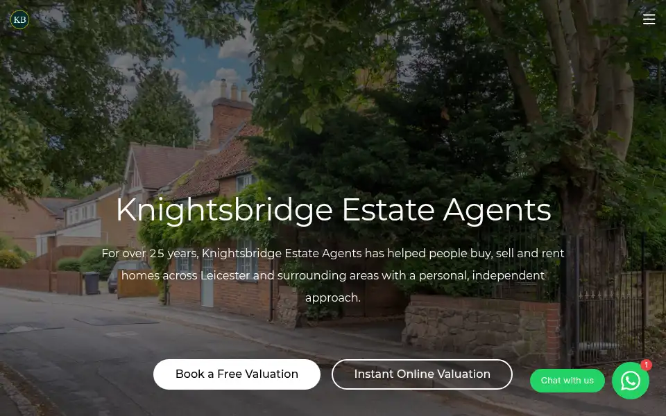 Screenshot of knightsbridge-estates.co.uk
