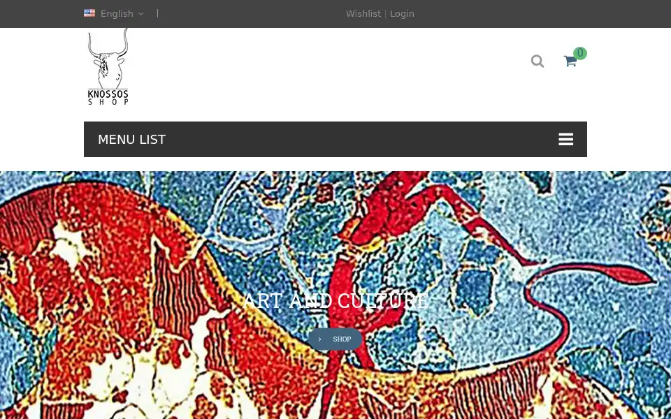 Screenshot of knossos-shop.gr