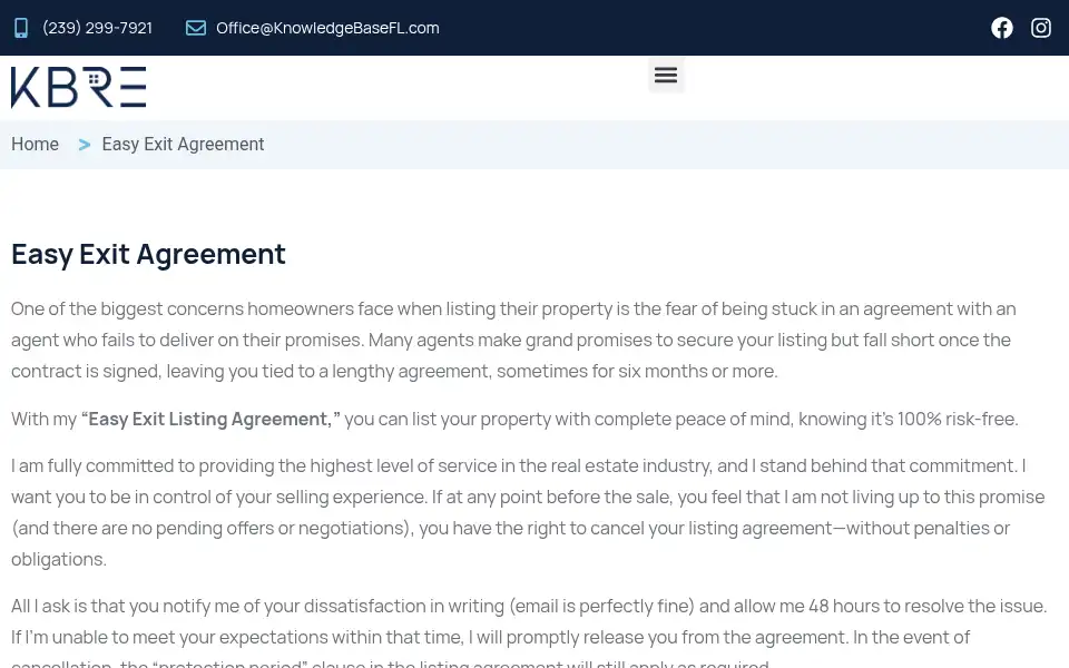 Screenshot of knowledgebasefl.com