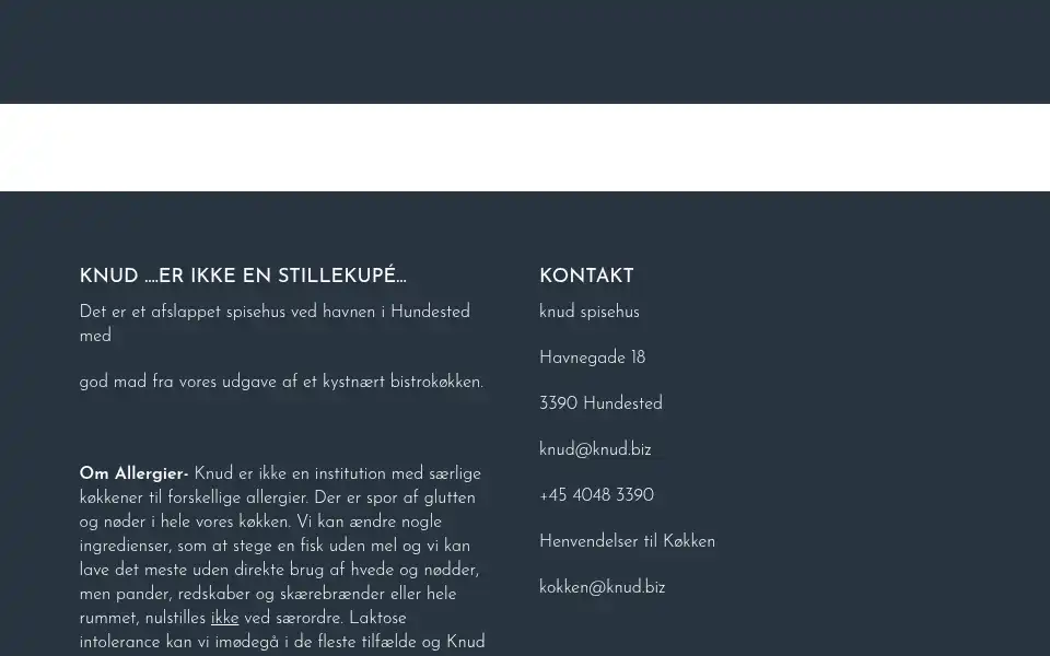 Screenshot of knud.biz