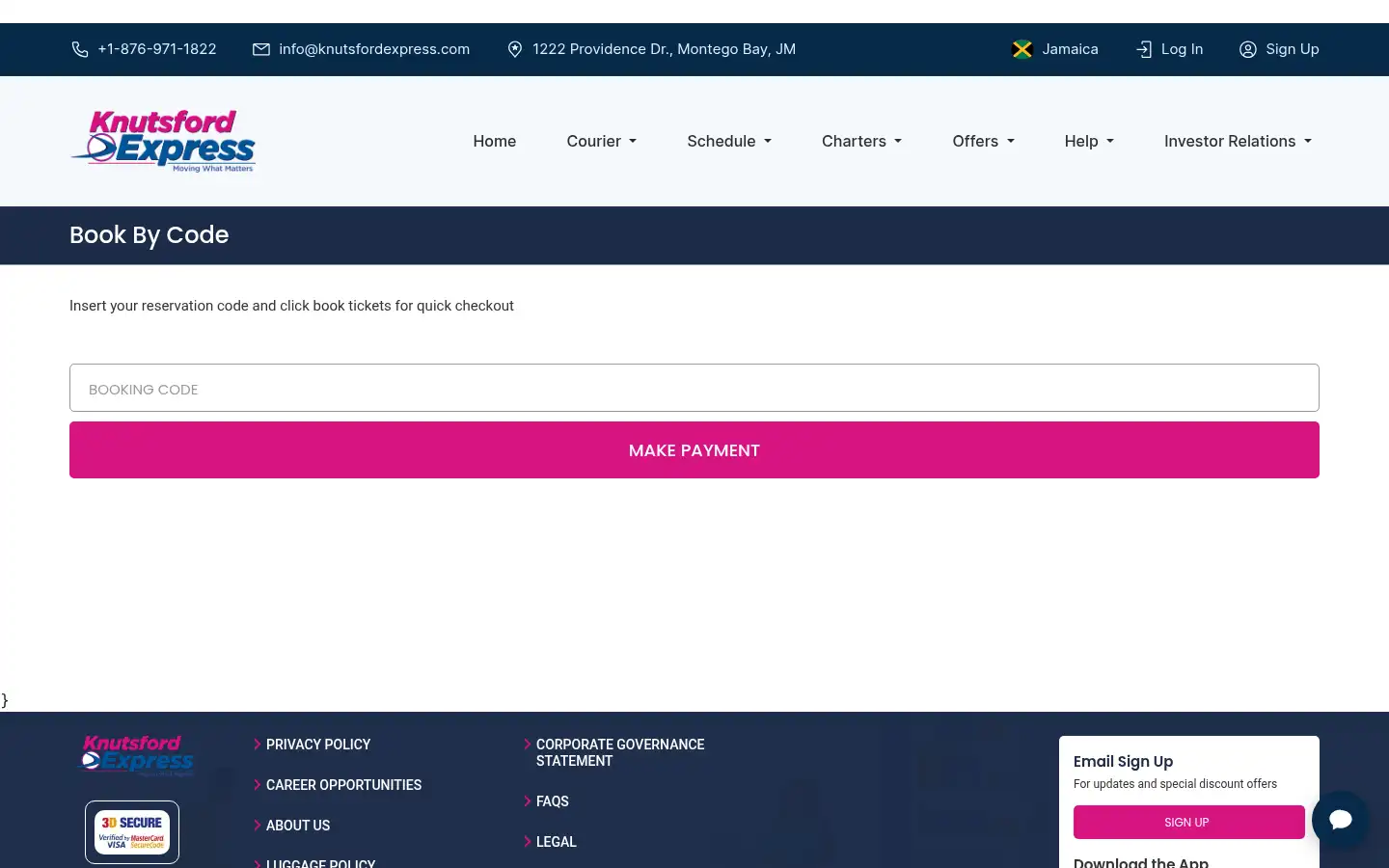 Screenshot of knutsfordexpress.com