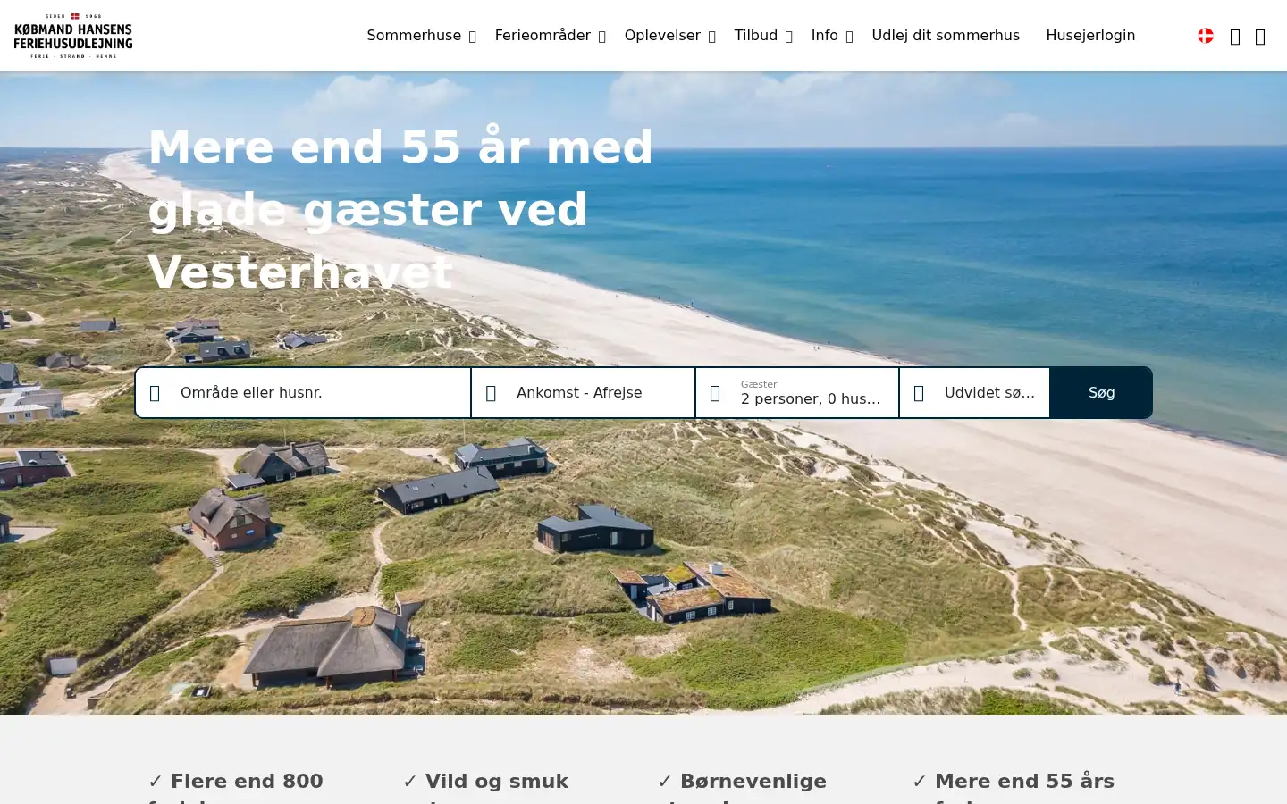 Screenshot of kobmand-hansen.dk