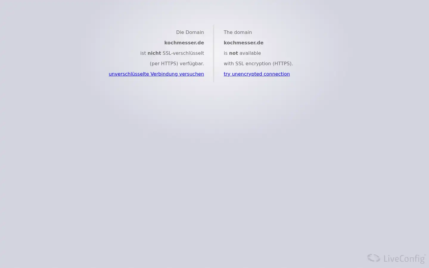 Screenshot of kochmesser.de