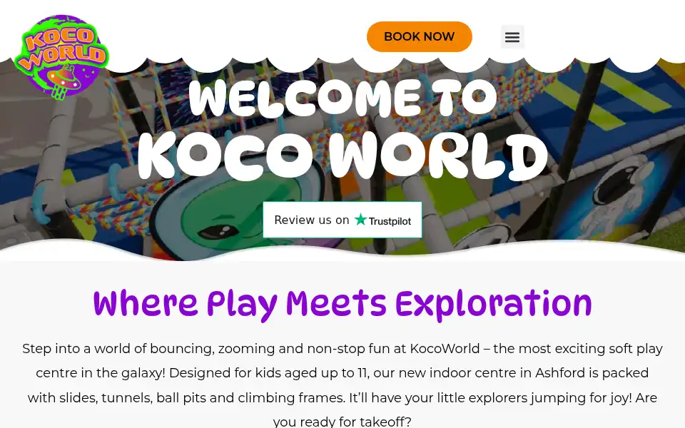 Screenshot of kocoworld.co.uk