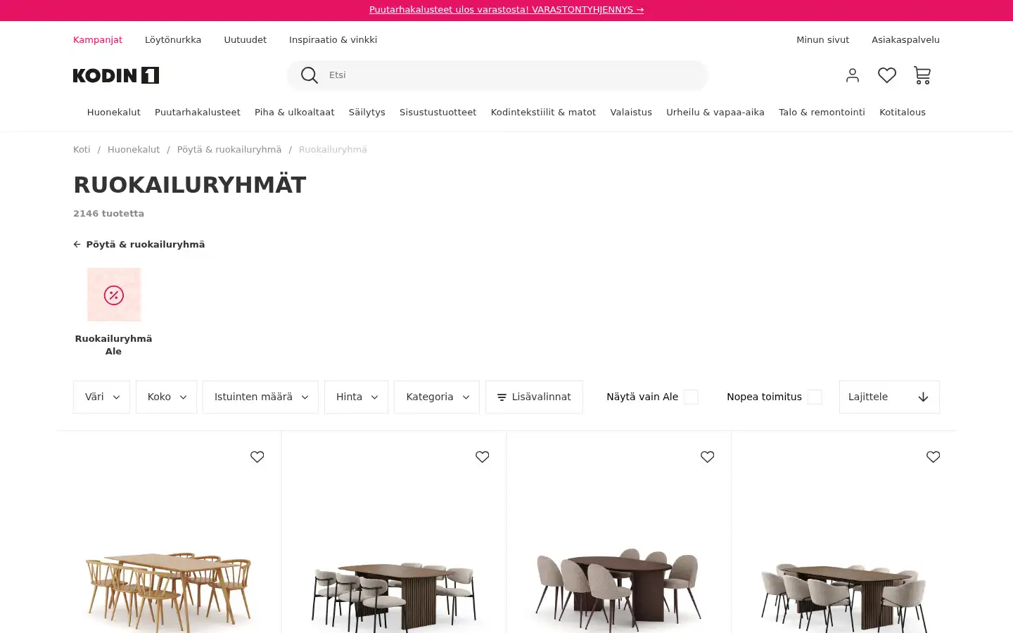 Screenshot of kodin1.com