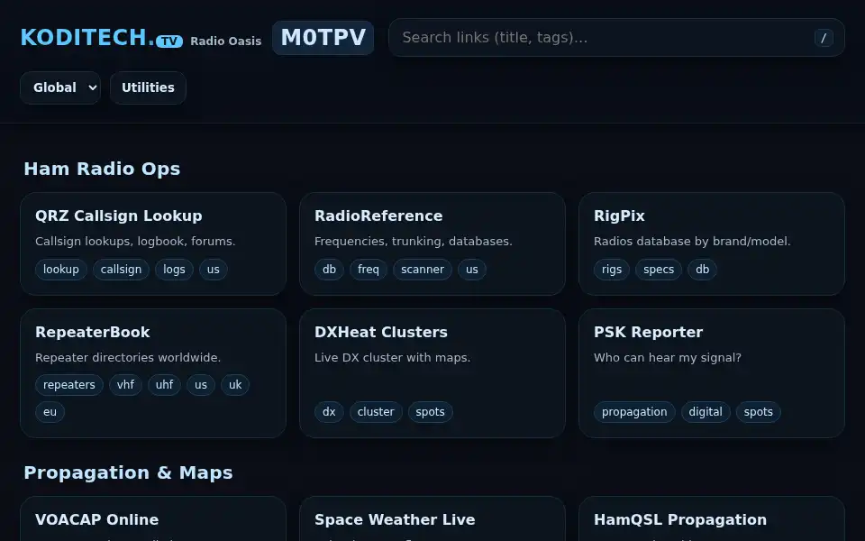 Screenshot of koditech.tv