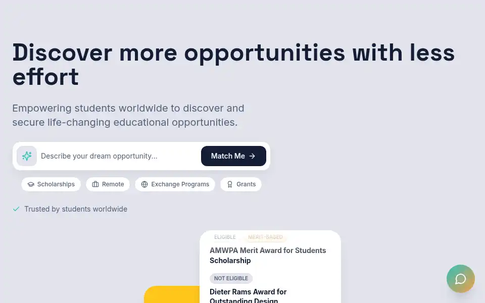 Screenshot of kodoscholarship.com