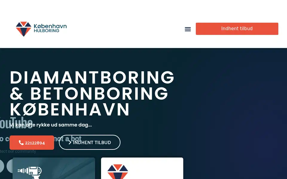 Screenshot of koebenhavn-hulboring.dk