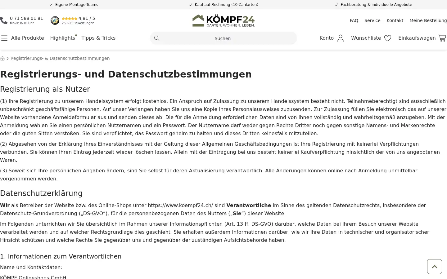 Screenshot of koempf24.ch