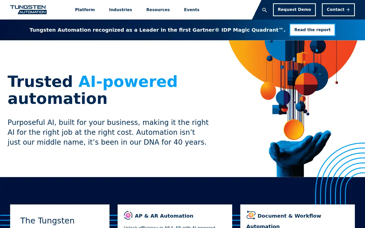 Screenshot of kofax.com