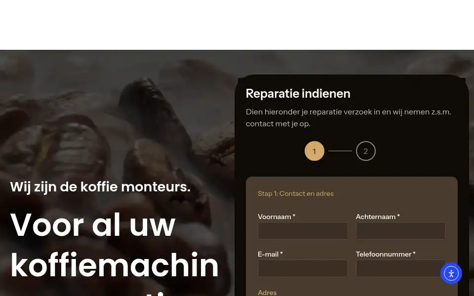 Screenshot of koffiemonteurs.nl