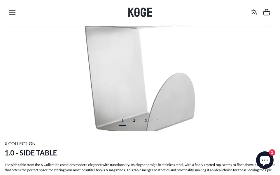 Screenshot of kogedesign.com