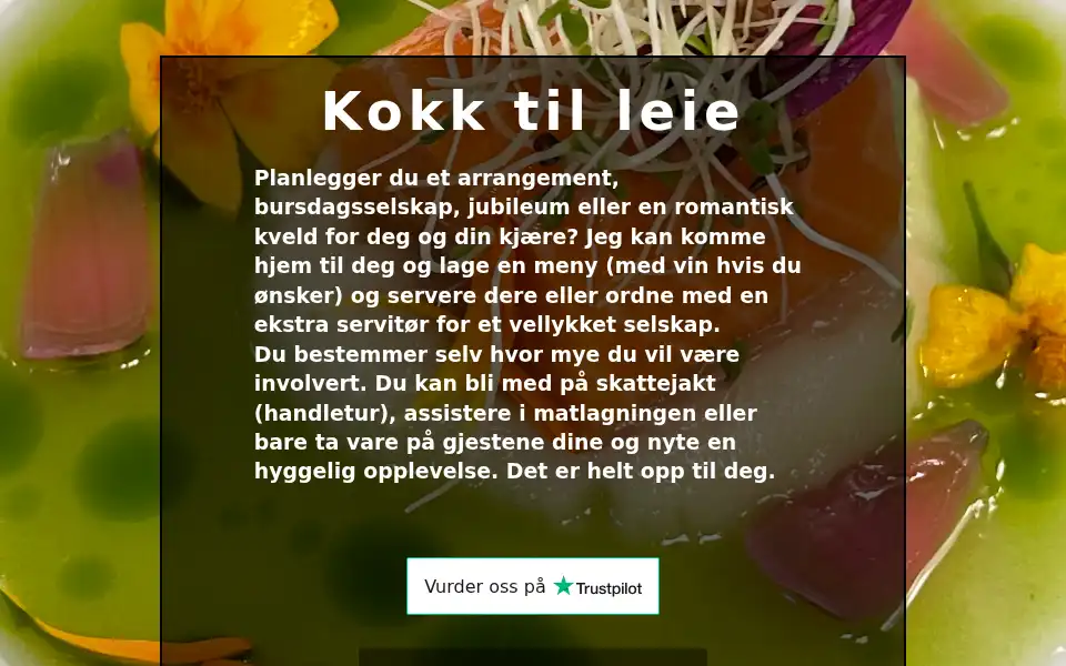 Screenshot of kokkgitt.no