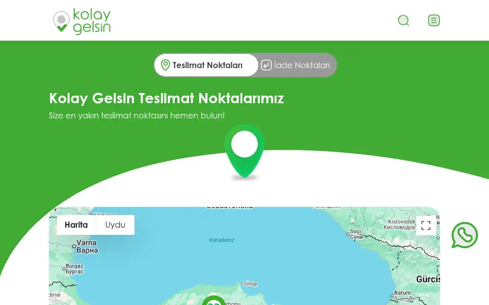 Screenshot of kolaygelsin.com