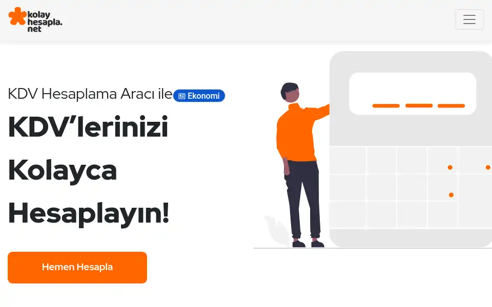 Screenshot of kolayhesapla.net