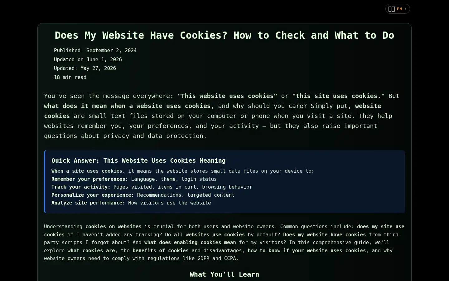 Screenshot of kolodych.com