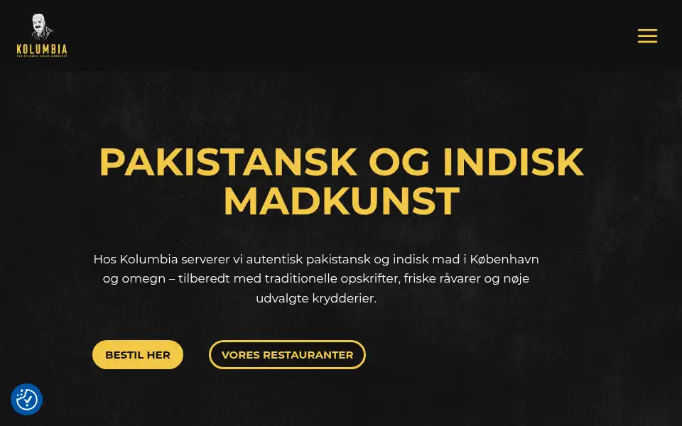 Screenshot of kolumbia.dk