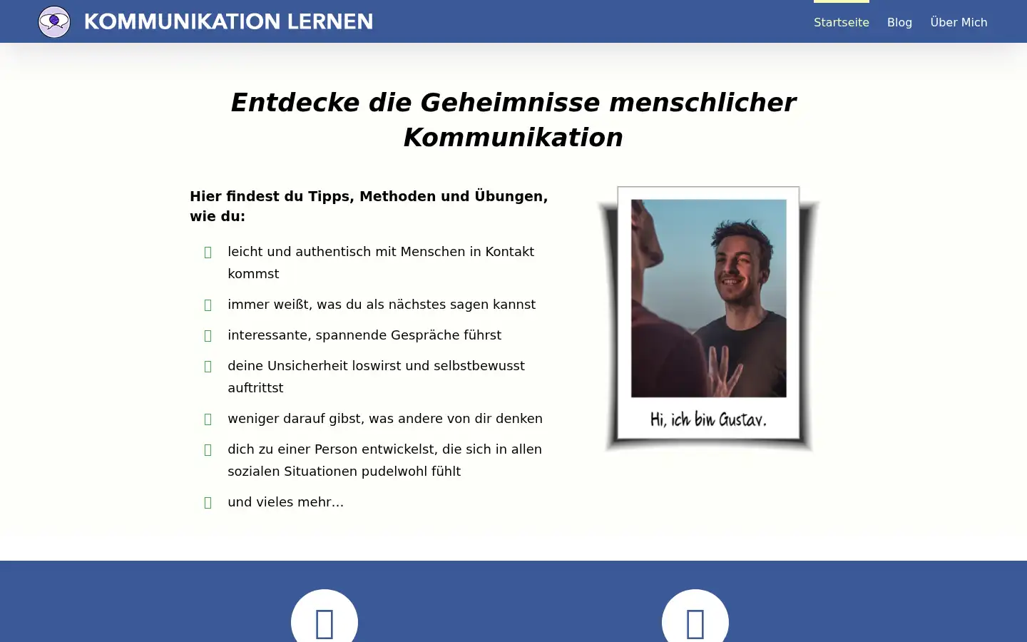 Screenshot of kommunikation-lernen.de