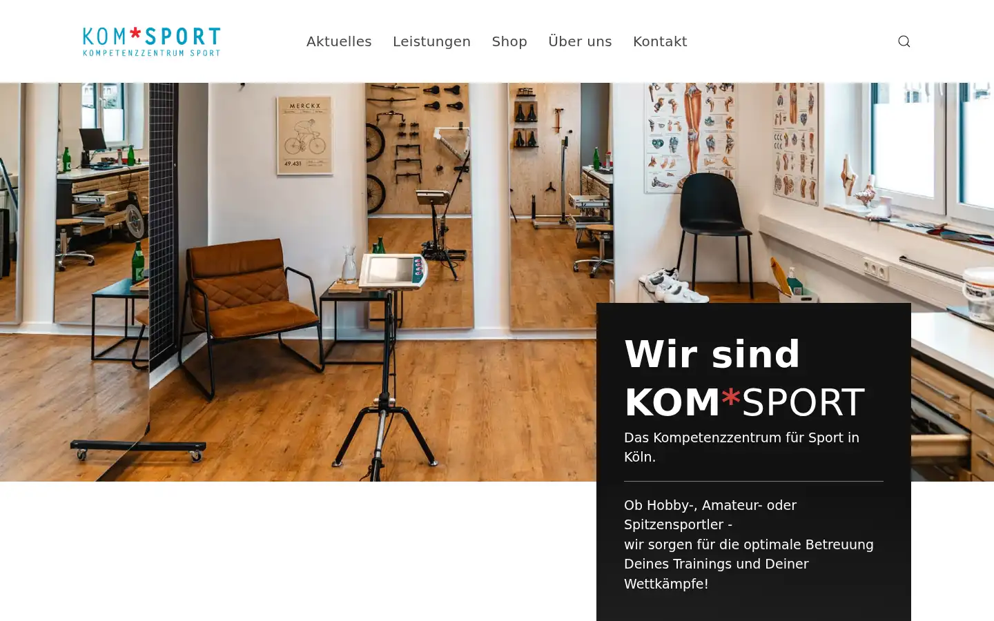 Screenshot of komsport.de