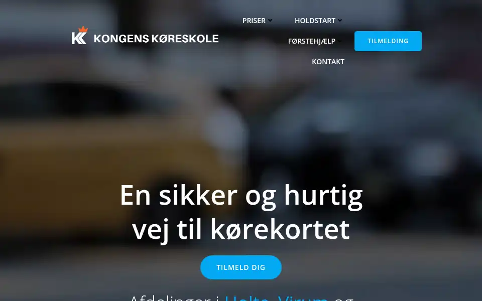 Screenshot of kongenskoreskole.dk
