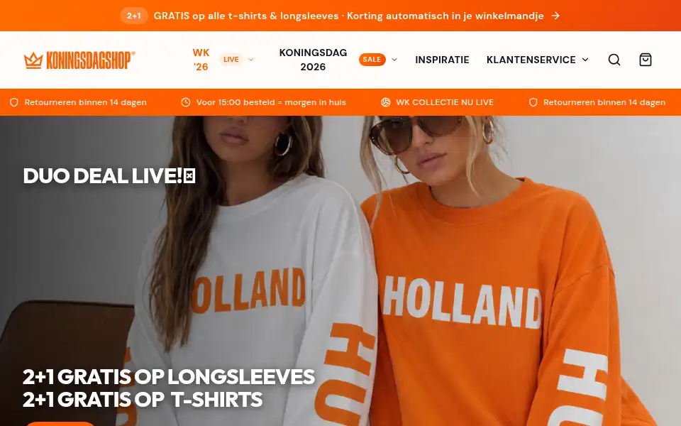 Screenshot of koningsdagshop.nl