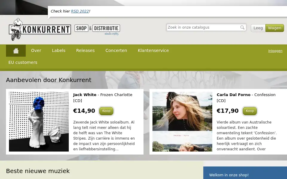 Screenshot of konkurrent.nl