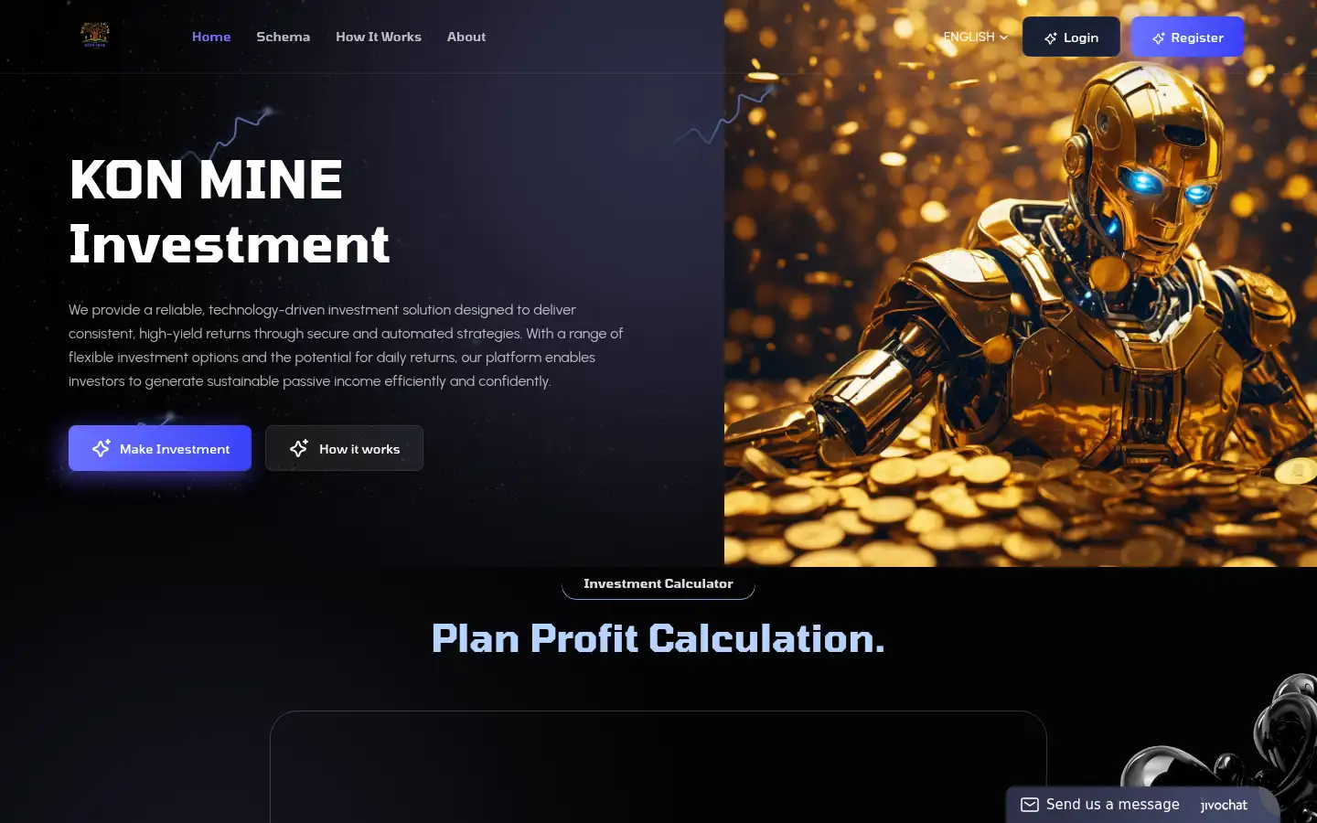 Screenshot of konmines.com