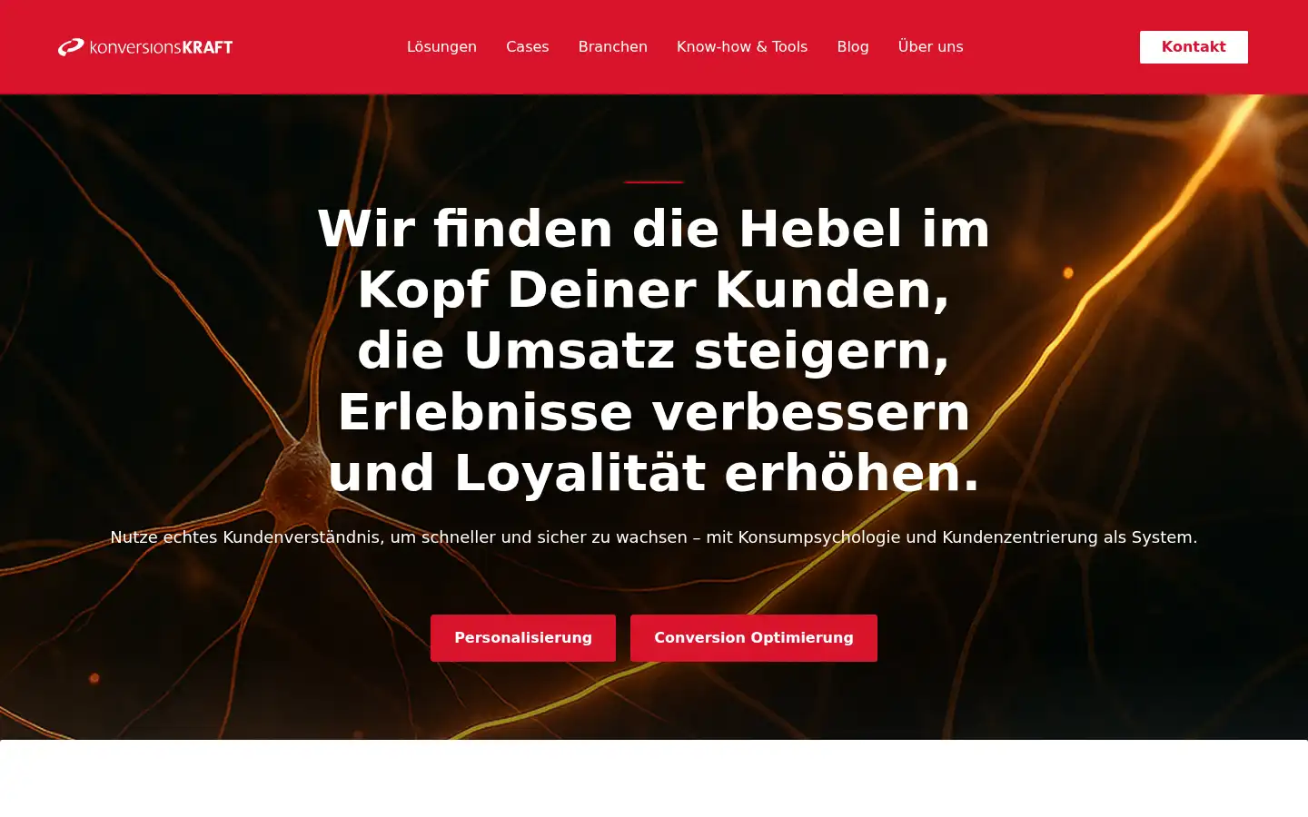 Screenshot of konversionskraft.de