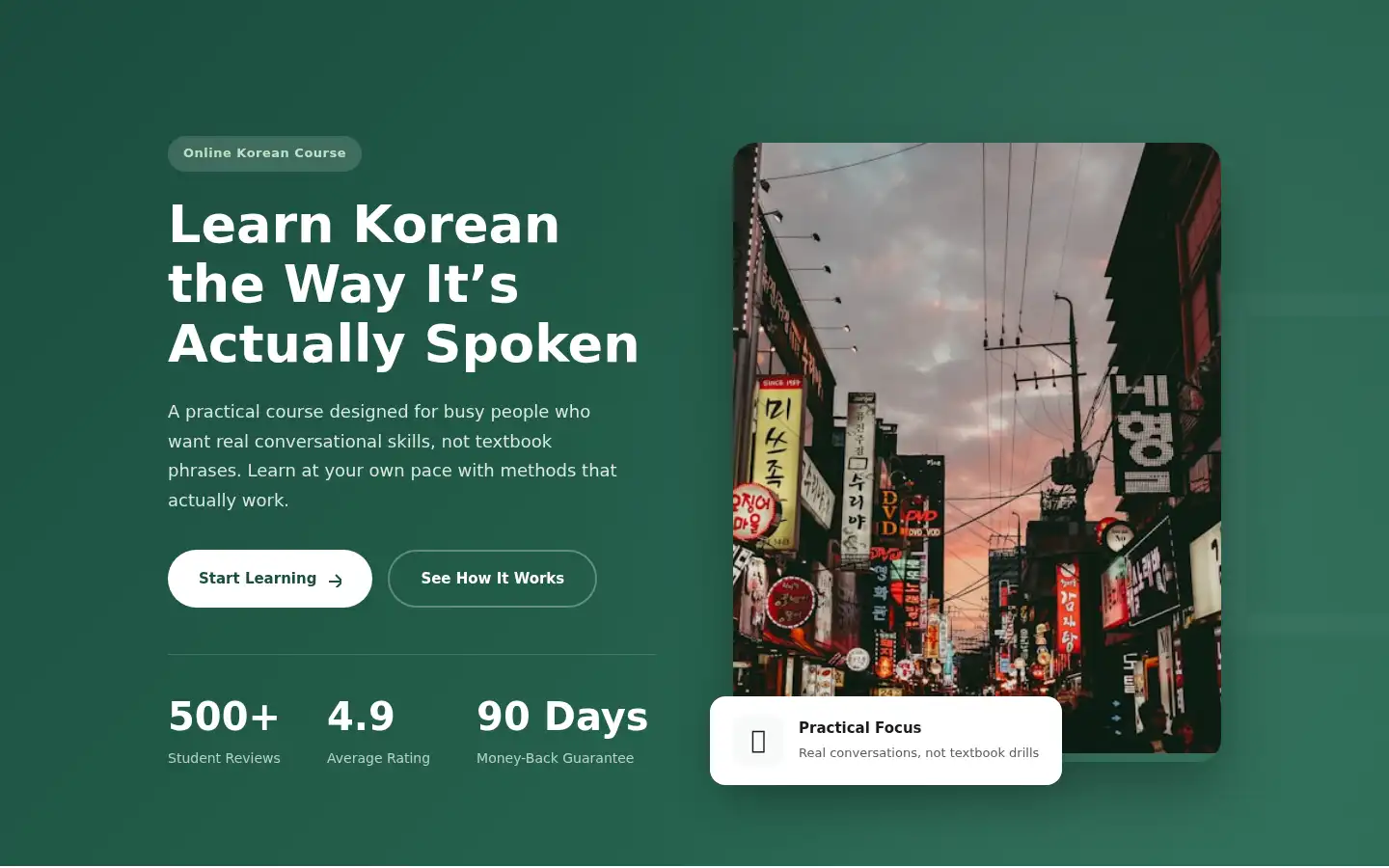 Screenshot of koreanblueprint.com