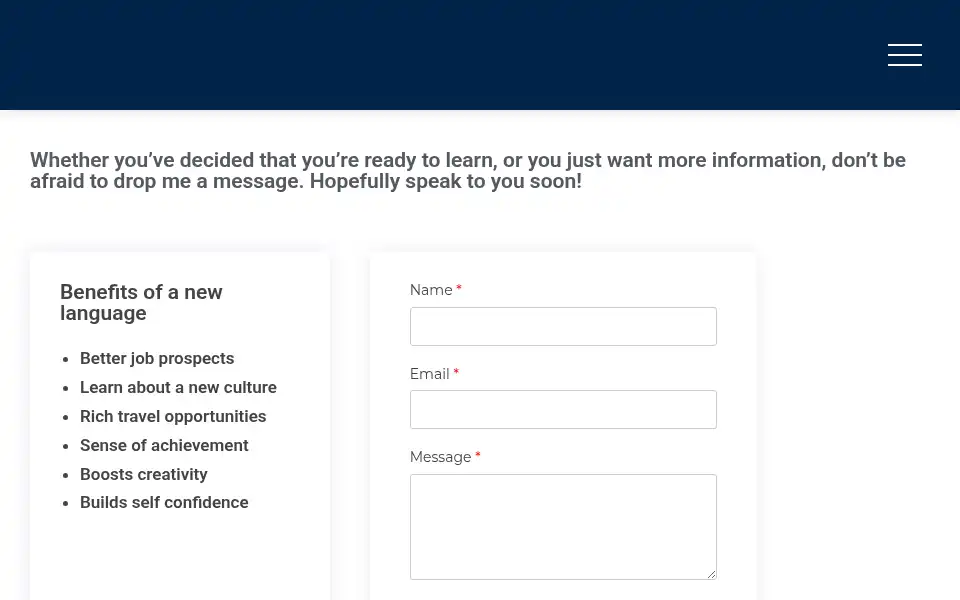 Screenshot of koreantutor.co.uk
