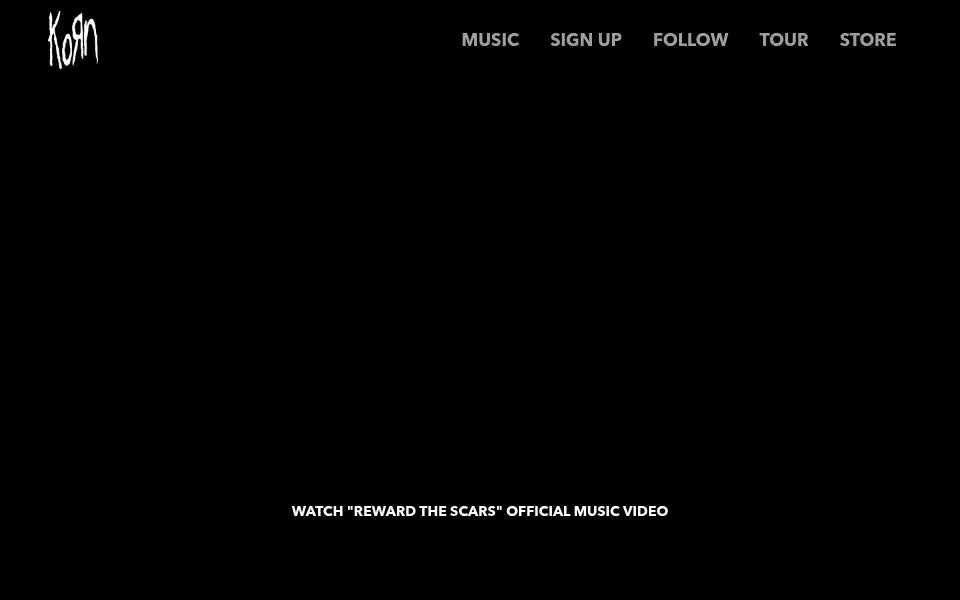 Screenshot of korn.com