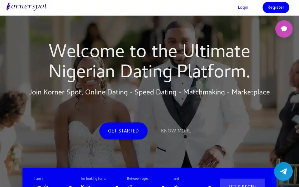 Screenshot of kornerspot.com