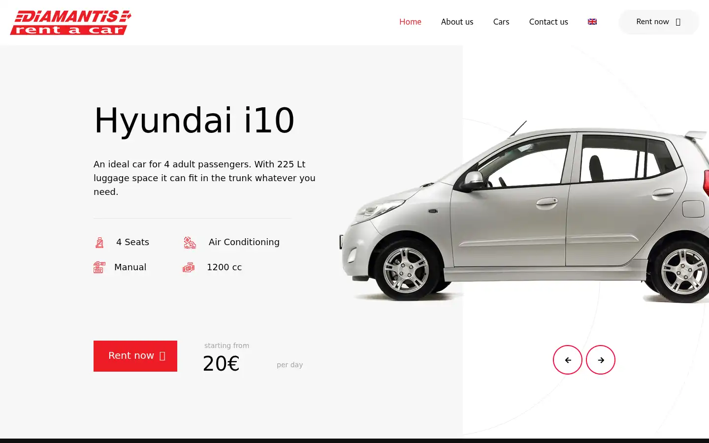 Screenshot of koscarrental.com