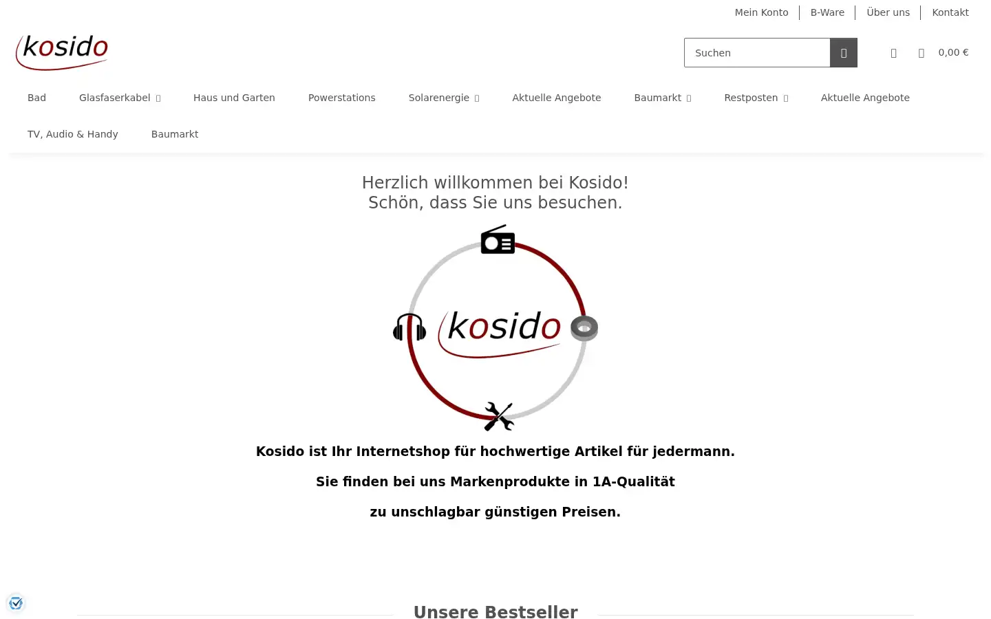 Screenshot of kosido.de