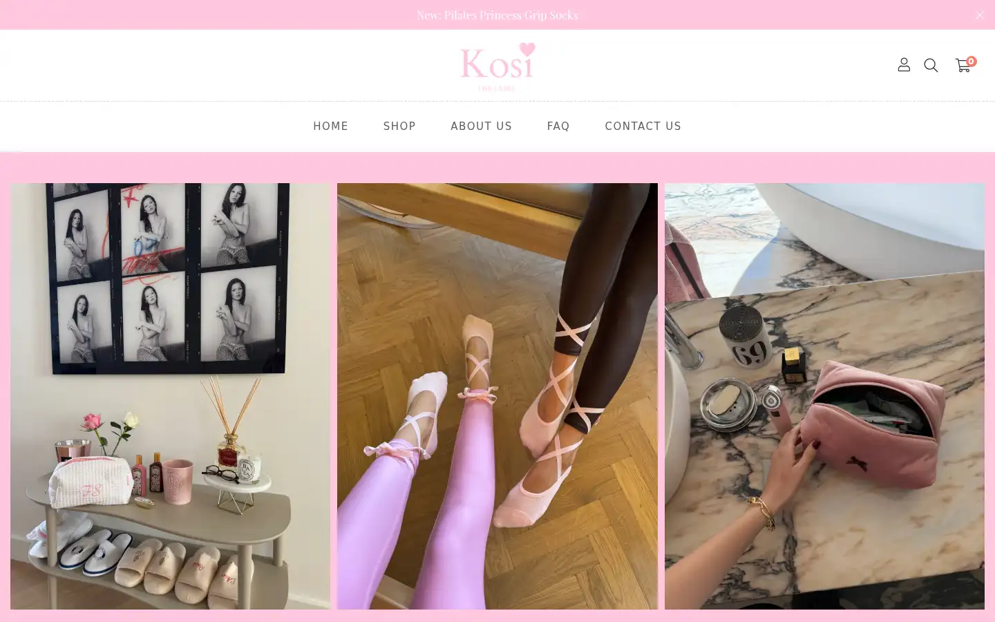 Screenshot of kosithelabel.com