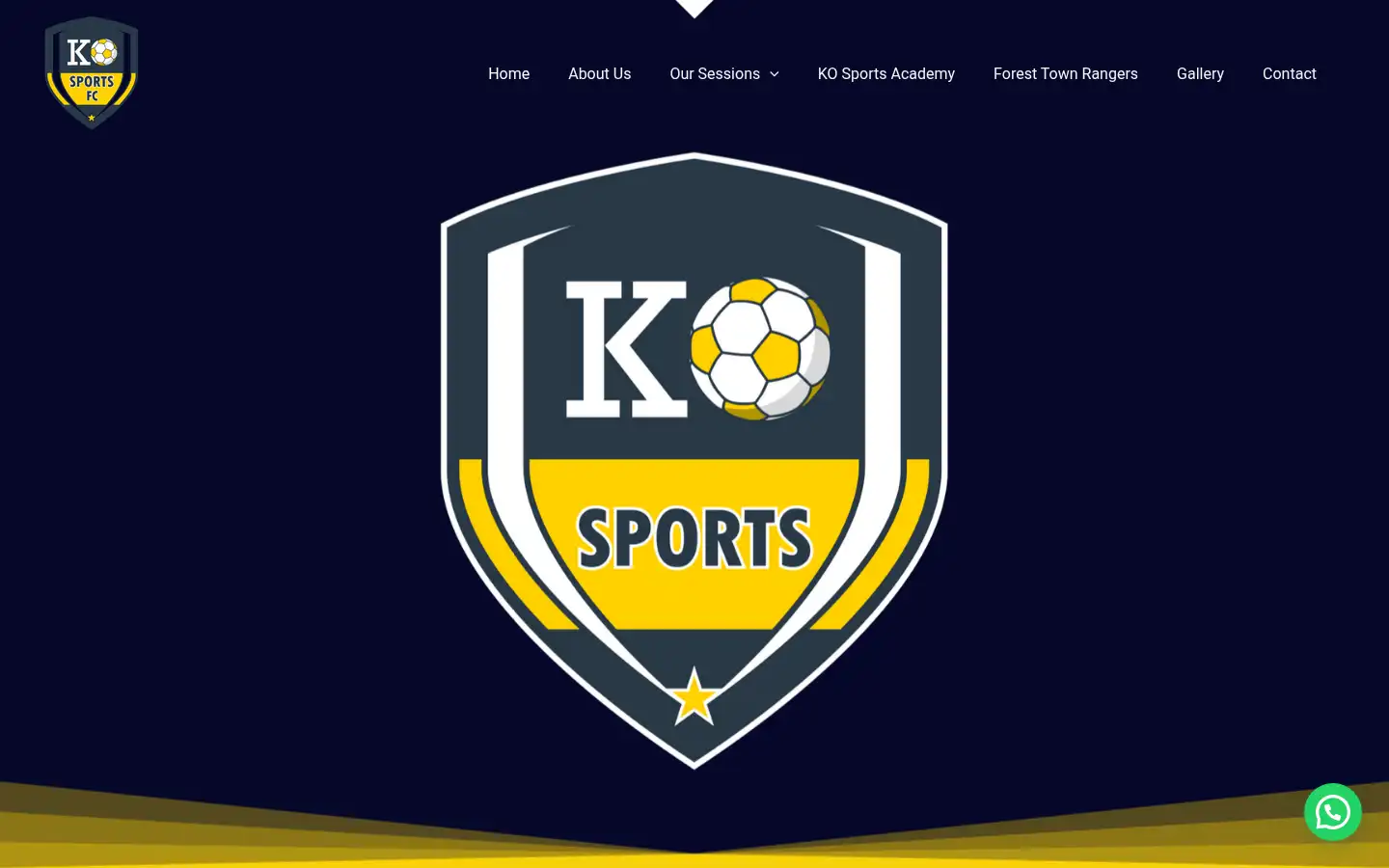 Screenshot of kosportsfc.co.uk