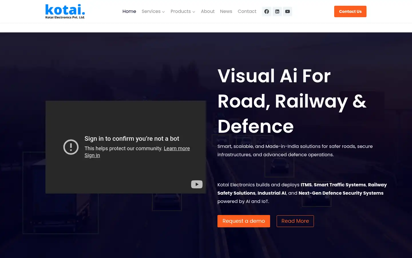 Screenshot of kotaielectronics.com