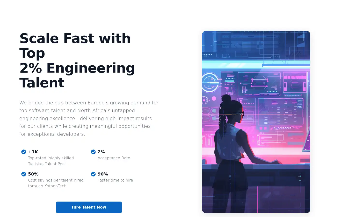 Screenshot of kothontech.com