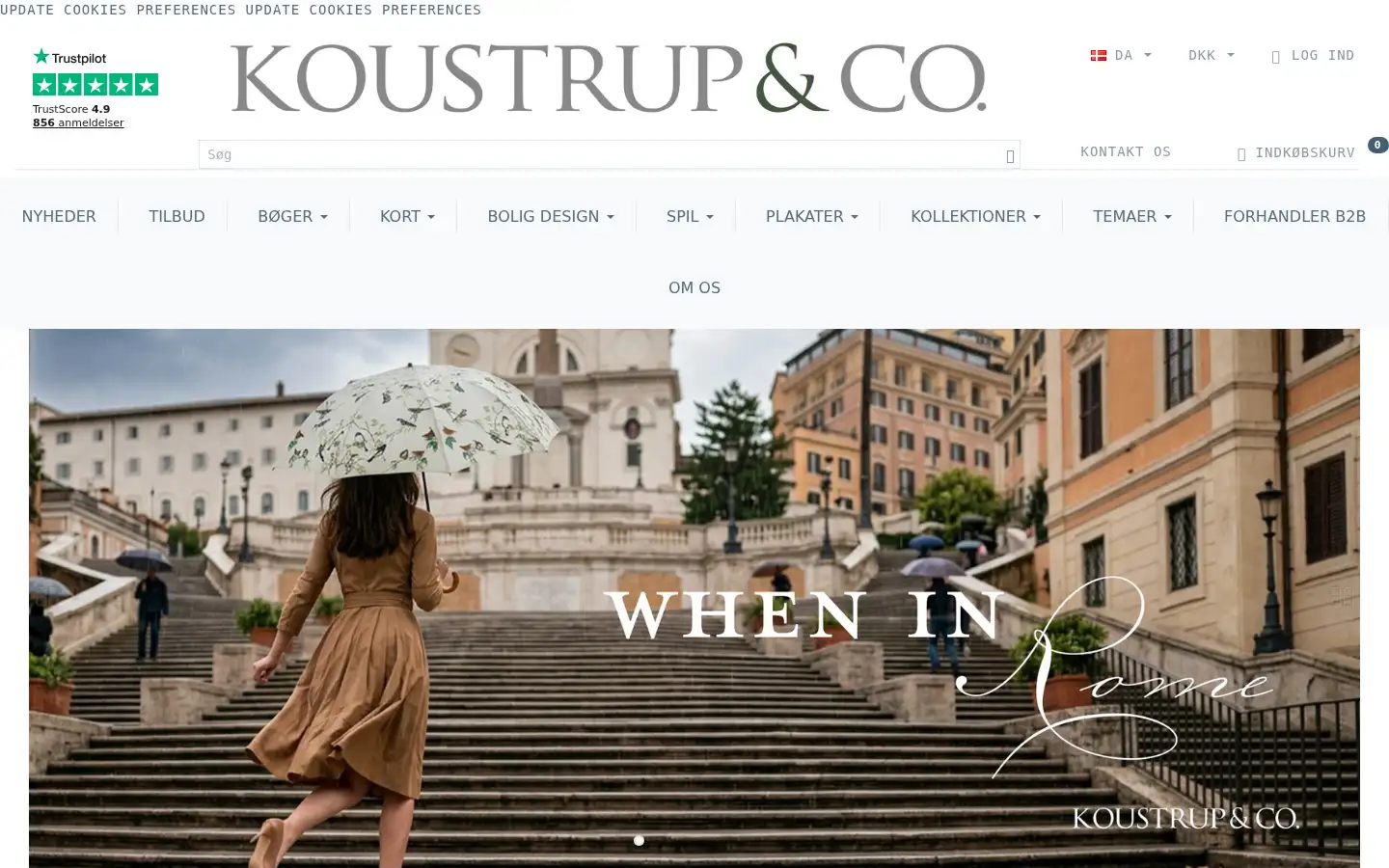 Screenshot of koustrupco.dk