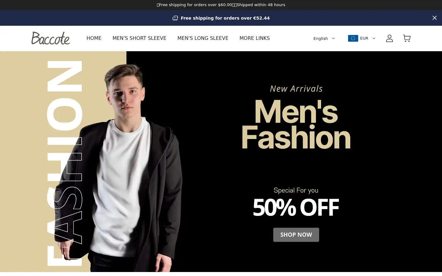 Screenshot of kovowear.com