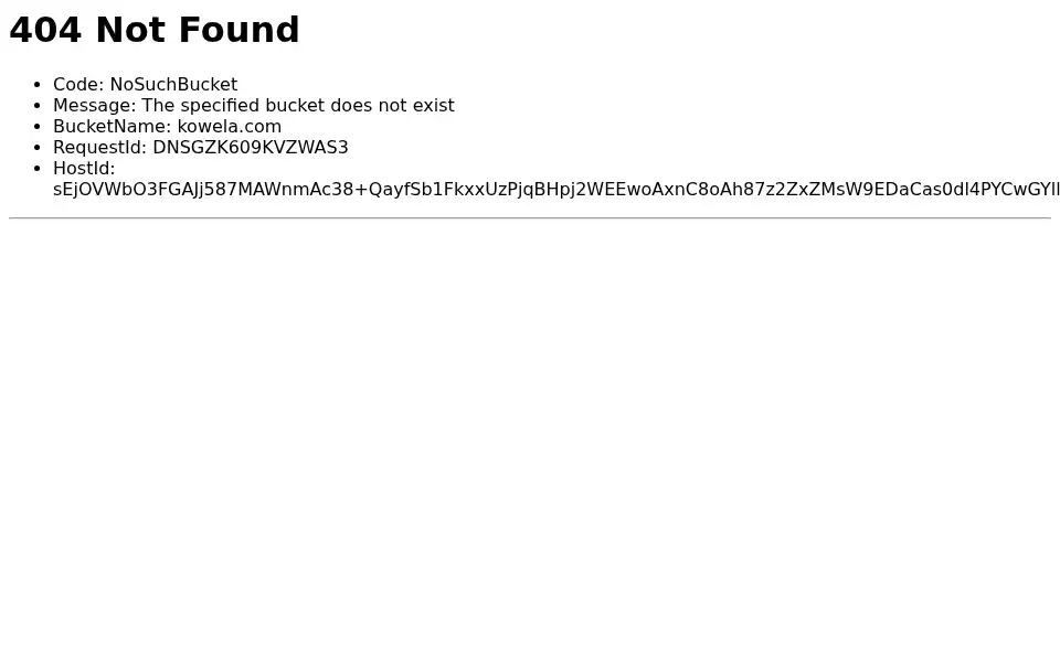 Screenshot of kowela.com