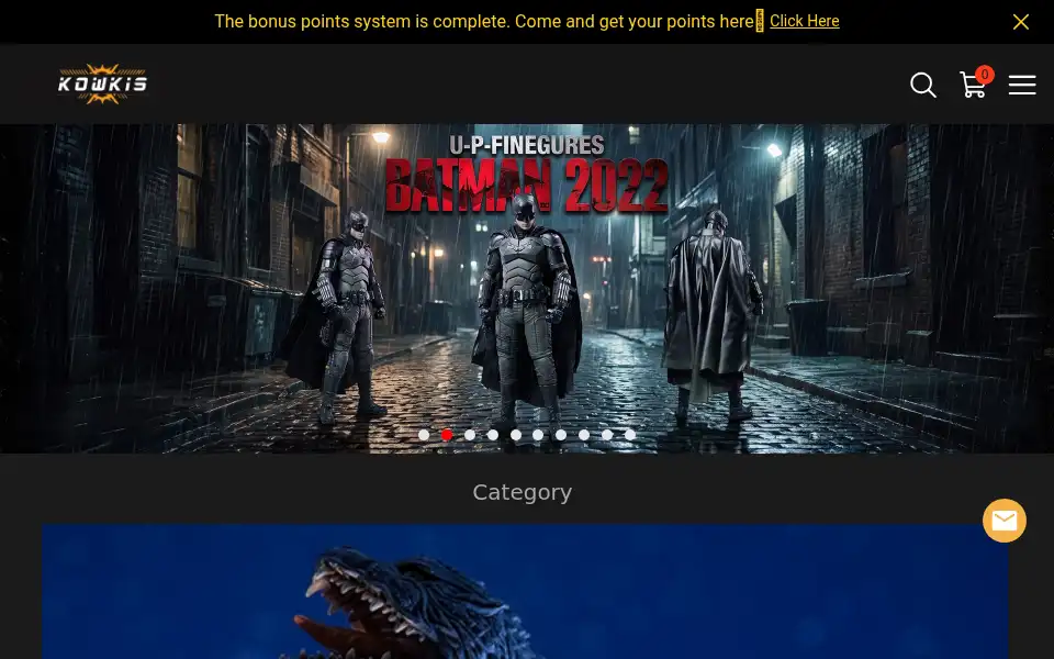 Screenshot of kowkistoy.com