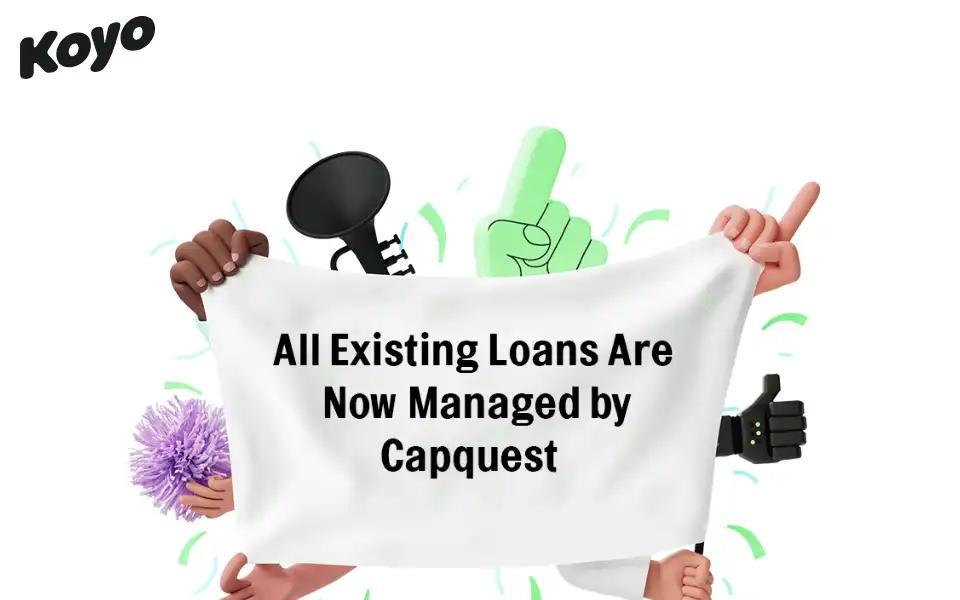 Screenshot of koyoloans.com