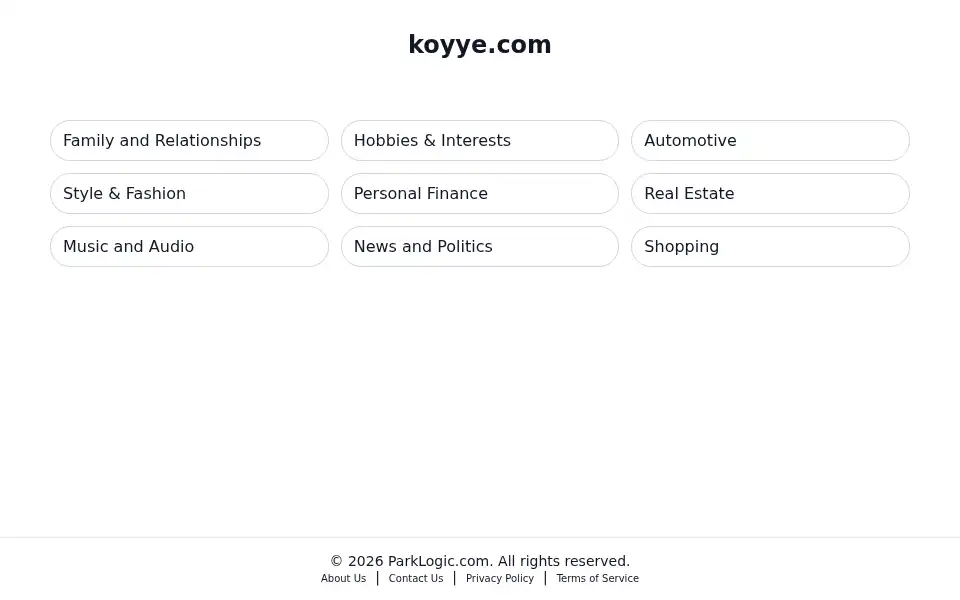 Screenshot of koyye.com