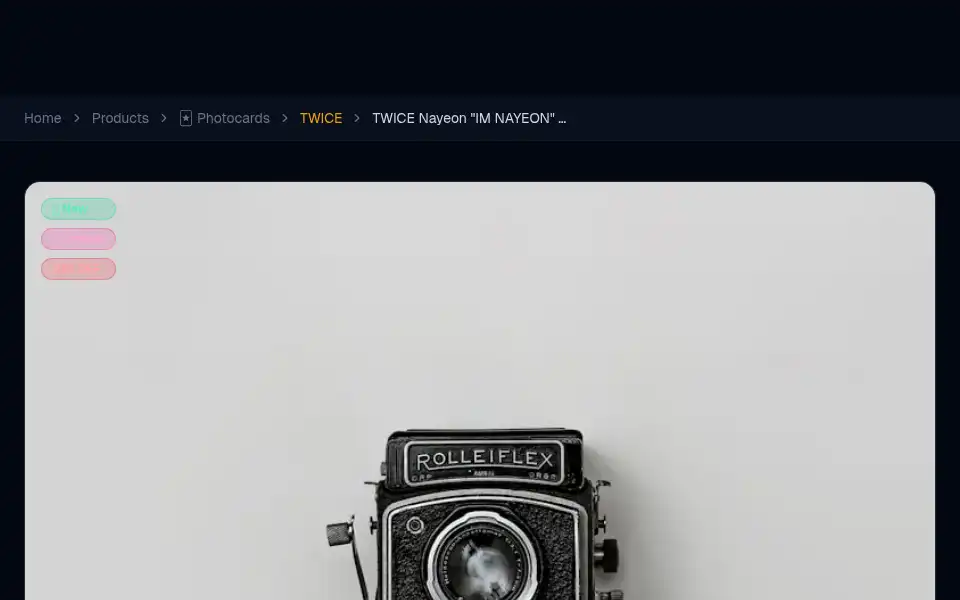 Screenshot of kpopshop.com