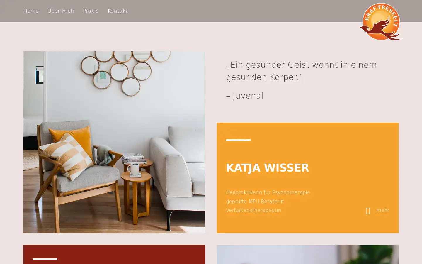 Screenshot of kraftbeseelt.de