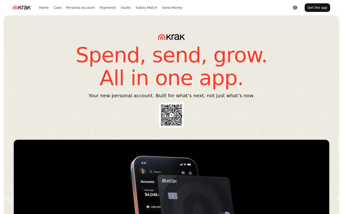Screenshot of krak.app