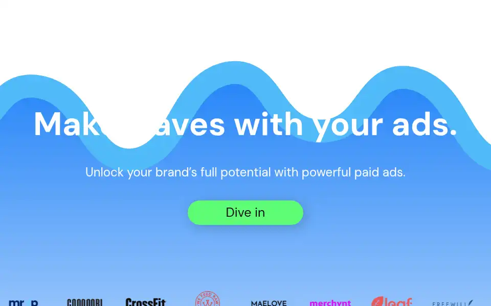 Screenshot of krakenads.com